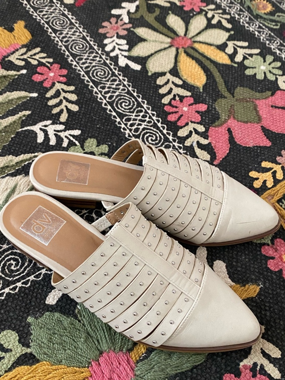 Dolce Vita Flat Mules with Studs
